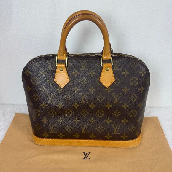 Louis Vuitton Monogram Alma PM Top Handle Bag Purse Handbag Classic Luxury - Picture 1 of 16